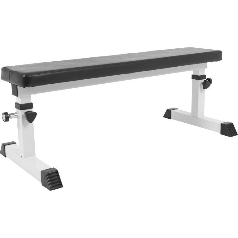 Gorilla Sports Ławka prosta regulowana biała (100787-00022-0001)