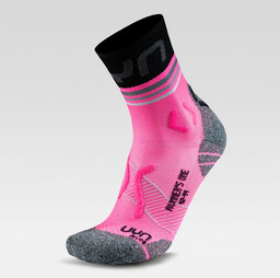 Skarpety UYN WOMAN RUNNER''S ONE SHORT SOCKS Pink Fluo