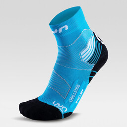Skarpety UYN WOMAN RUN TRAIL CHALLENGE Turquoise/White