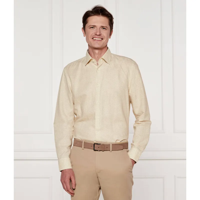 BOSS BLACK Lniana koszula C-HAL-kent-C1-223 Casual fit