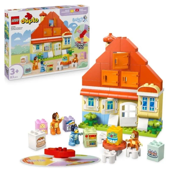 LEGO DUPLO 10459 Dom rodzinny Blue z grą pamięć