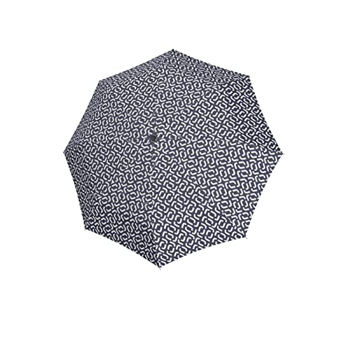 reisenthel Umbrella Pocket duomatic automatyczny parasol kieszonkowy w kolorze granatowym z dużym przyciskiem i ergonomicznym uchwytem – 28 x 4,5 x 5 cm – waga 350 g