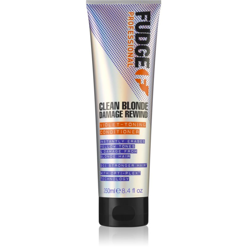 Fudge Clean Blonde Damage Rewind Violet | Odżywka regenerująca i tonująca włosy blond 250ml