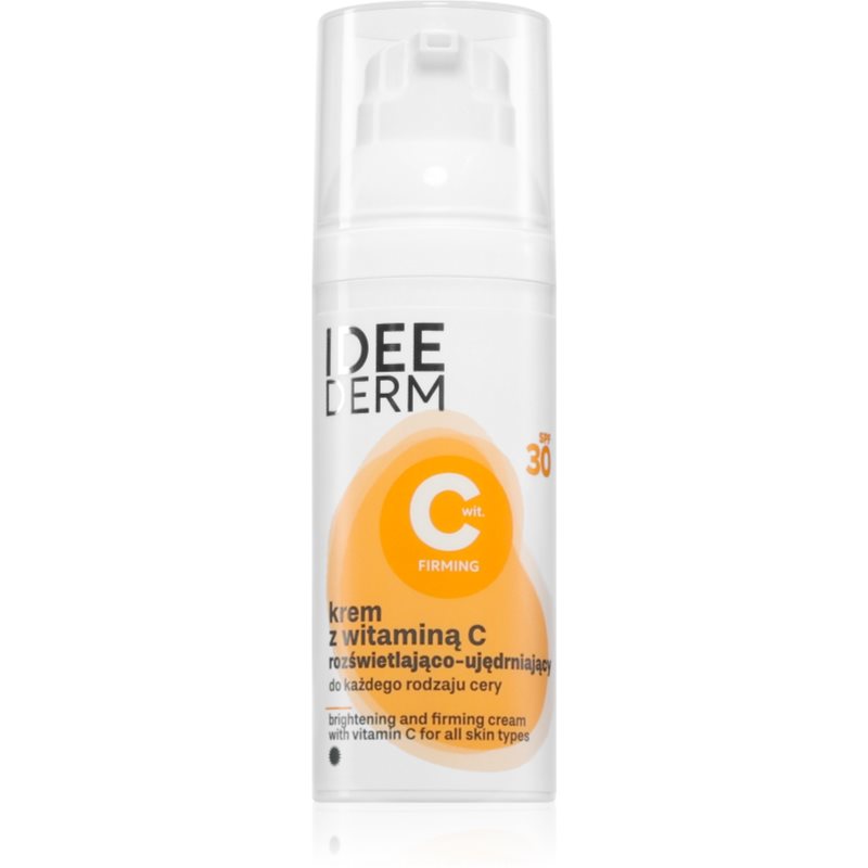 IDEE DERM Rozświetlająco-ujędrniający krem z witaminą C SPF 30, 50ml