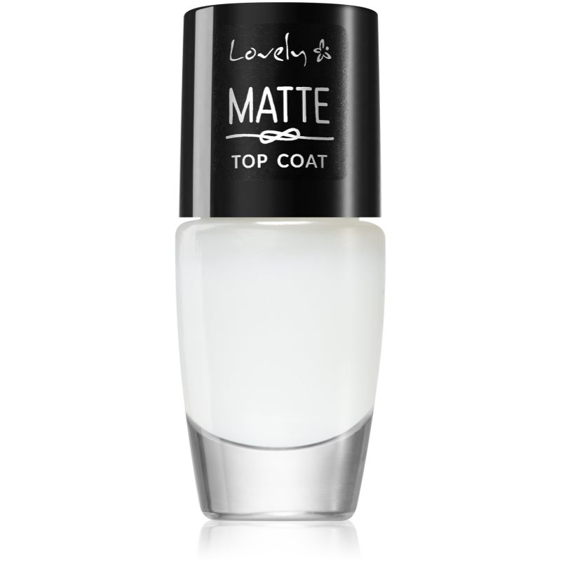 Lovely Lovely Matte Top Coat bezbarwny top do paznokci 8ml