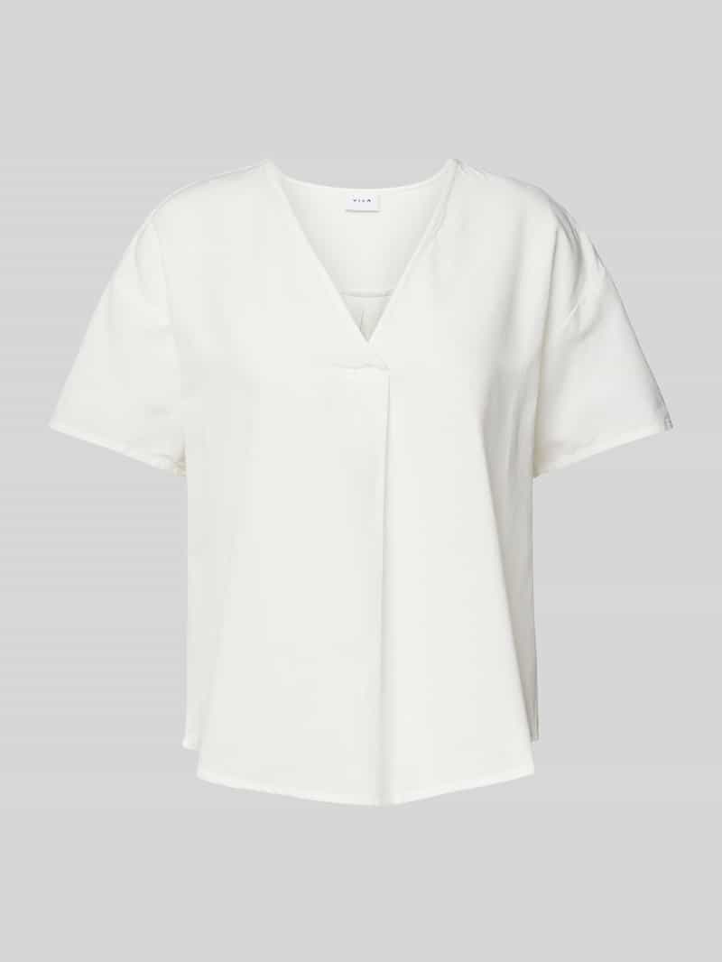 Bluzka z dekoltem w serek model ‘PRISILLA’