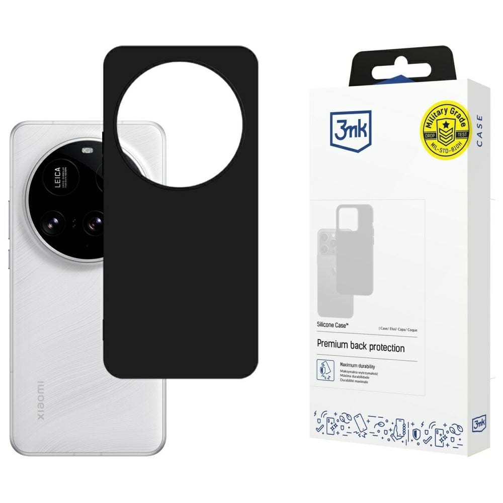 Etui 3MK Silicone Case do Xiaomi 15 Ultra czarny