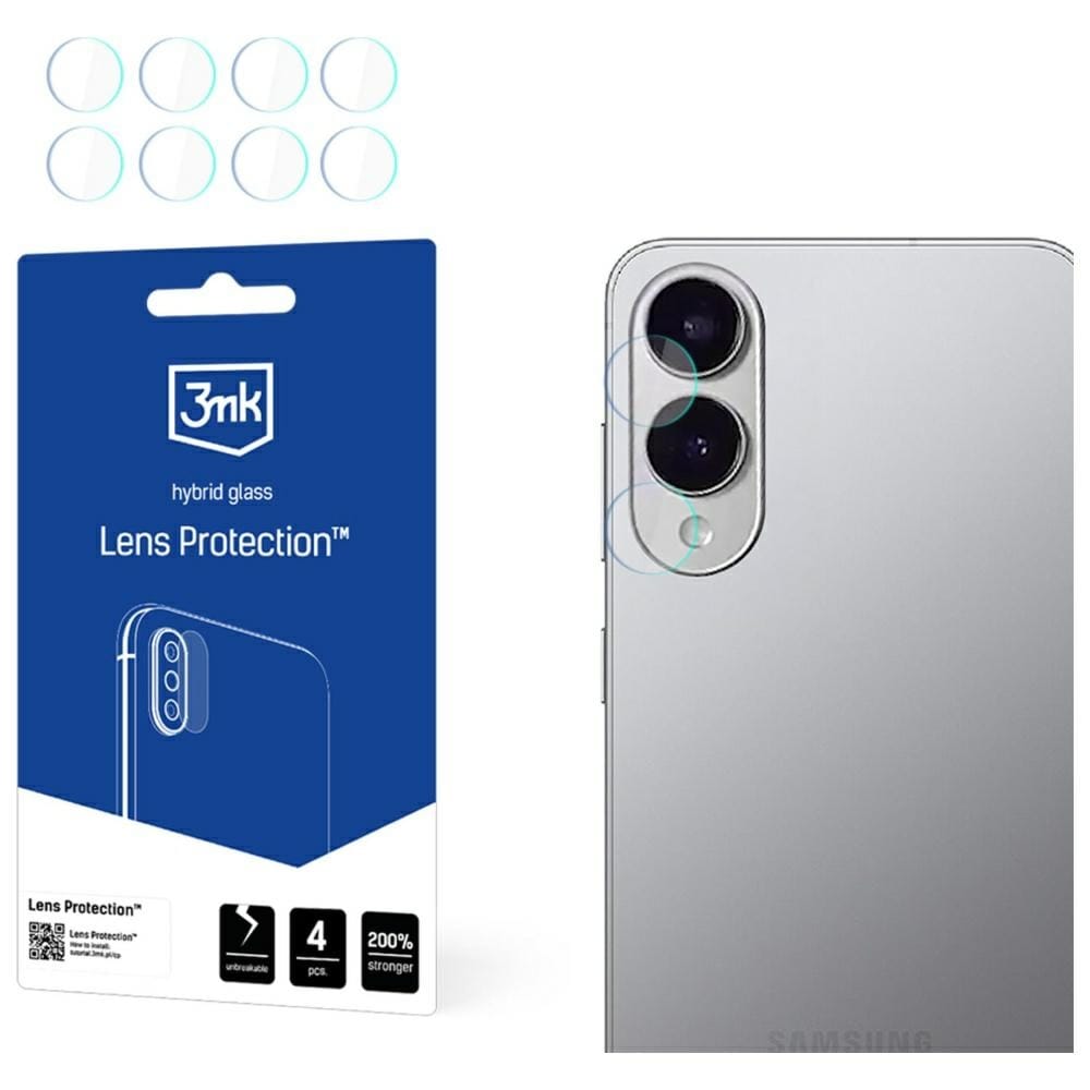 Ochrona na obiektyw aparatu 3MK Lens Protect do Samsung Galaxy S25 Edge 4szt