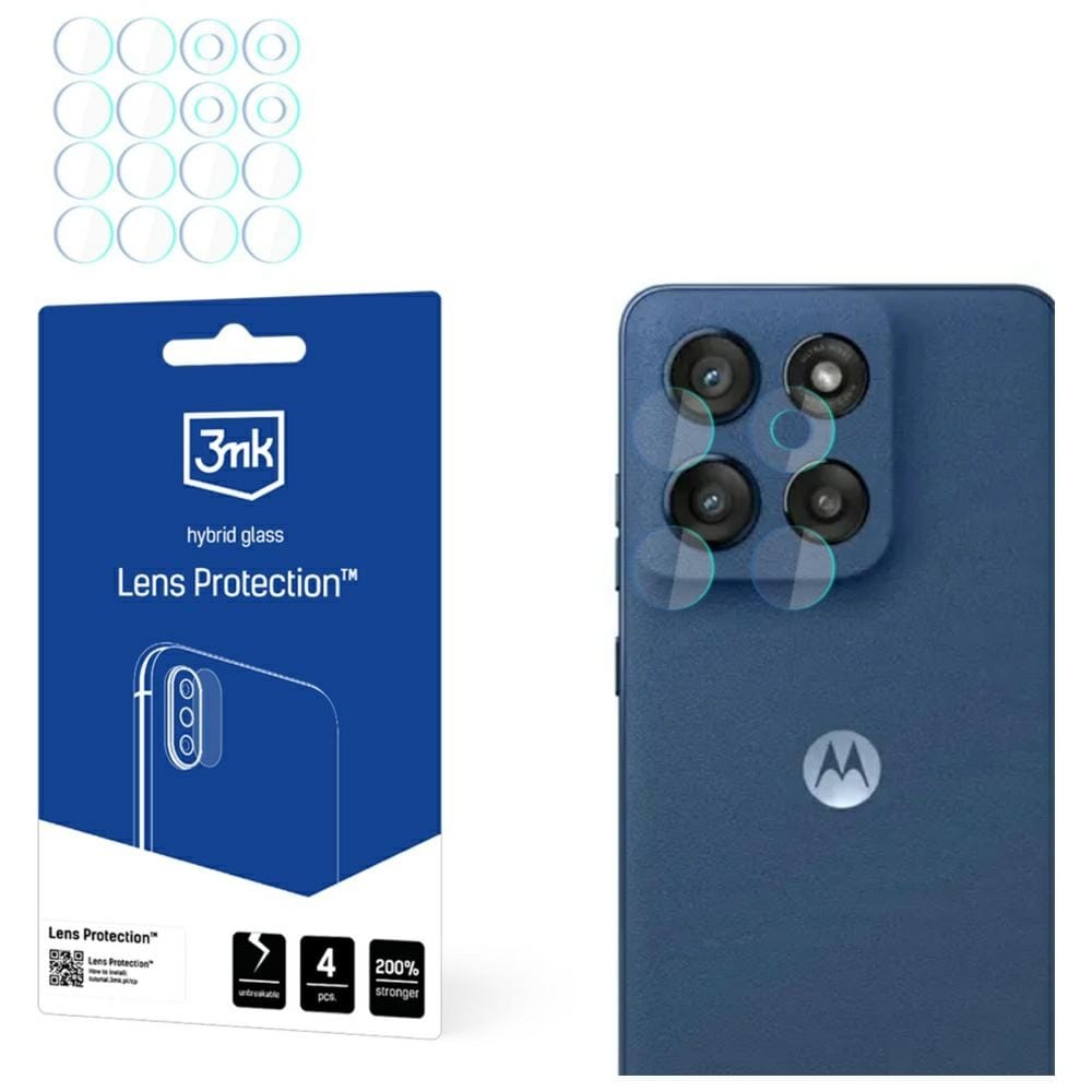 Ochrona na obiektyw aparatu 3MK Lens Protect do Motorola Edge 60 Stylus 4szt