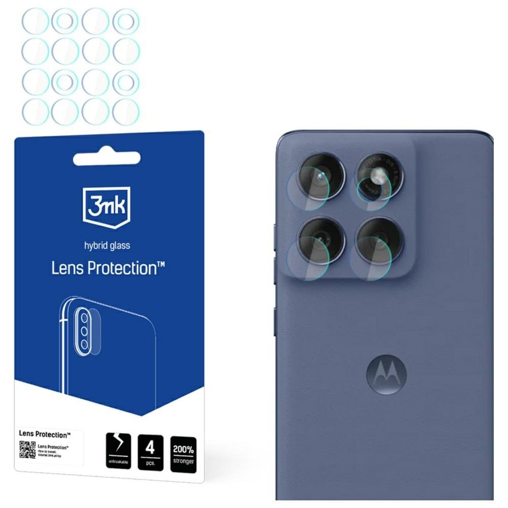 Ochrona na obiektyw aparatu 3MK Lens Protect do Motorola Edge 60 Fusion 4szt