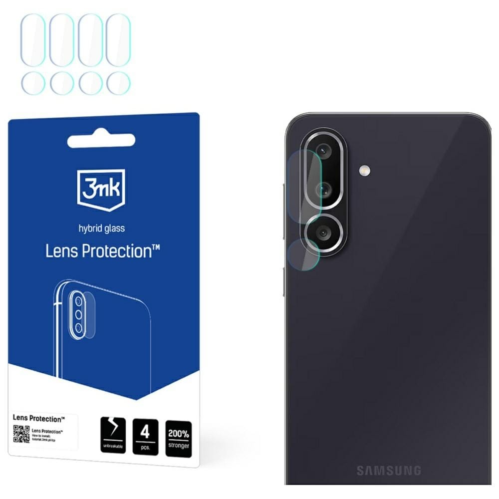 Ochrona na obiektyw aparatu 3MK Lens Protect do Samsung Galaxy M56 4szt