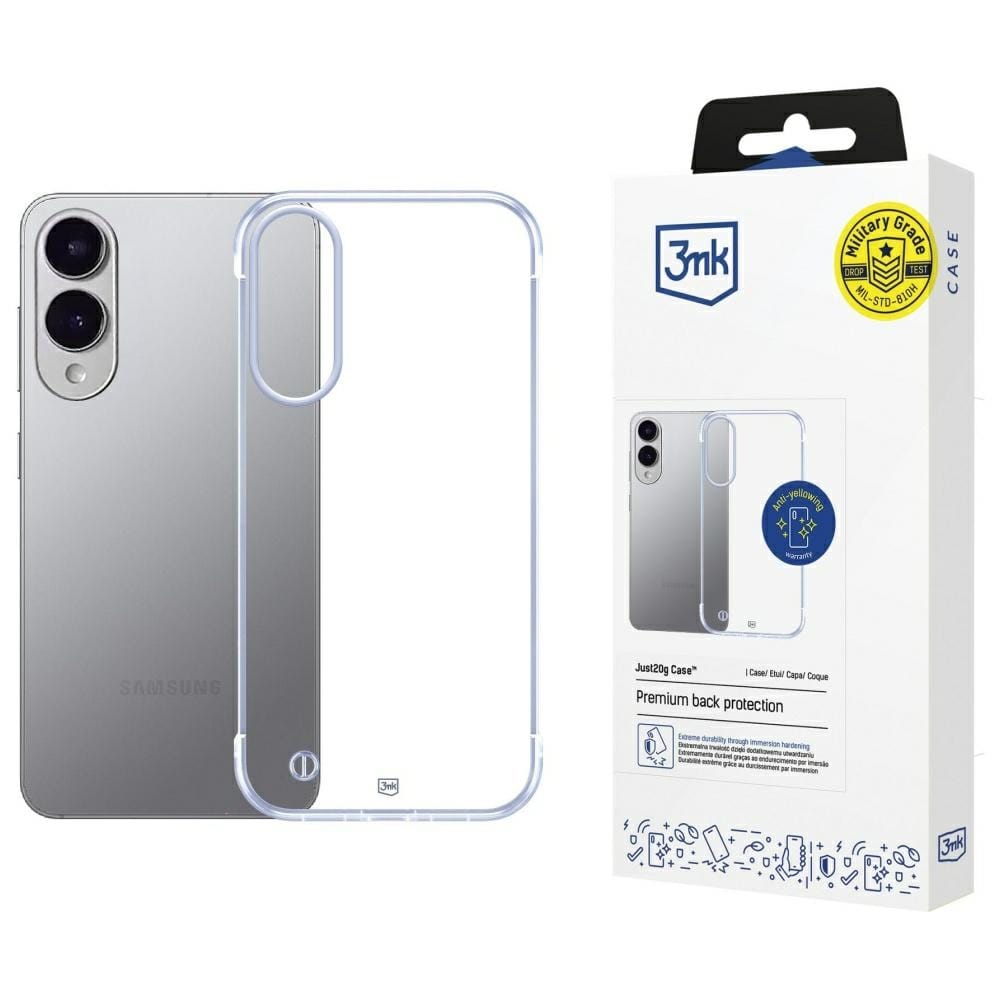 Etui 3MK Just20g Clear Case do Samsung Galaxy S25 Edge