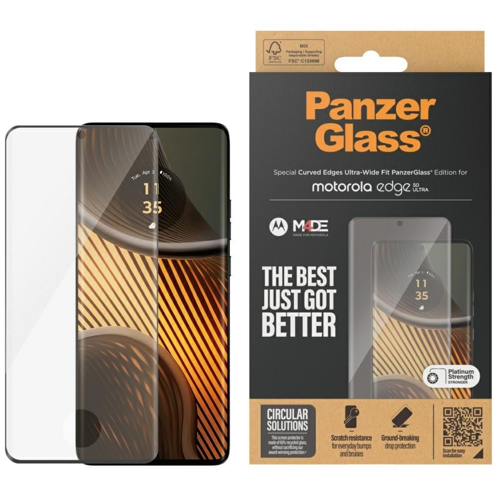 Szkło hartowane PanzerGlass Ultra-Wide Fit do Motorola Edge 50 Ultra