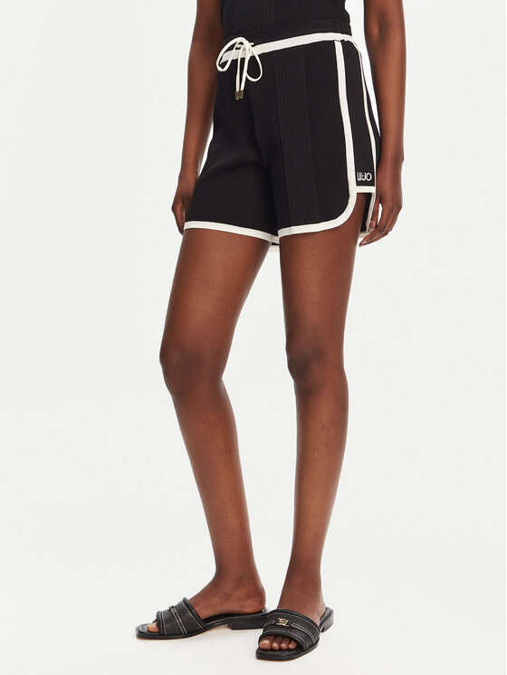 Liu Jo Sport Szorty materiałowe TA5095 MS022 Czarny Regular Fit