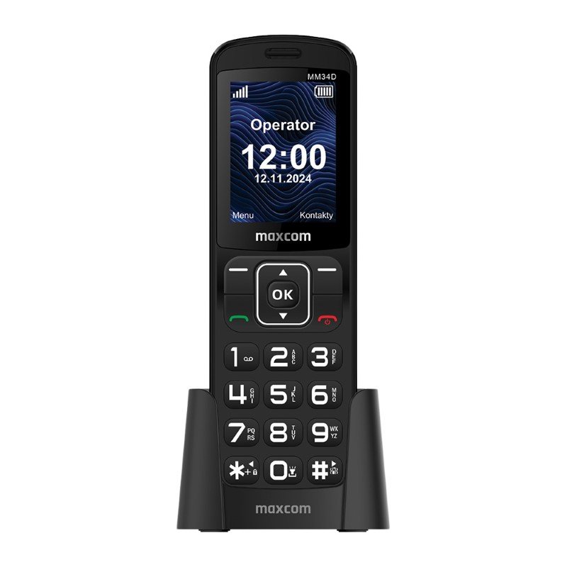 Maxcom Desk MM34D 4G Czarny