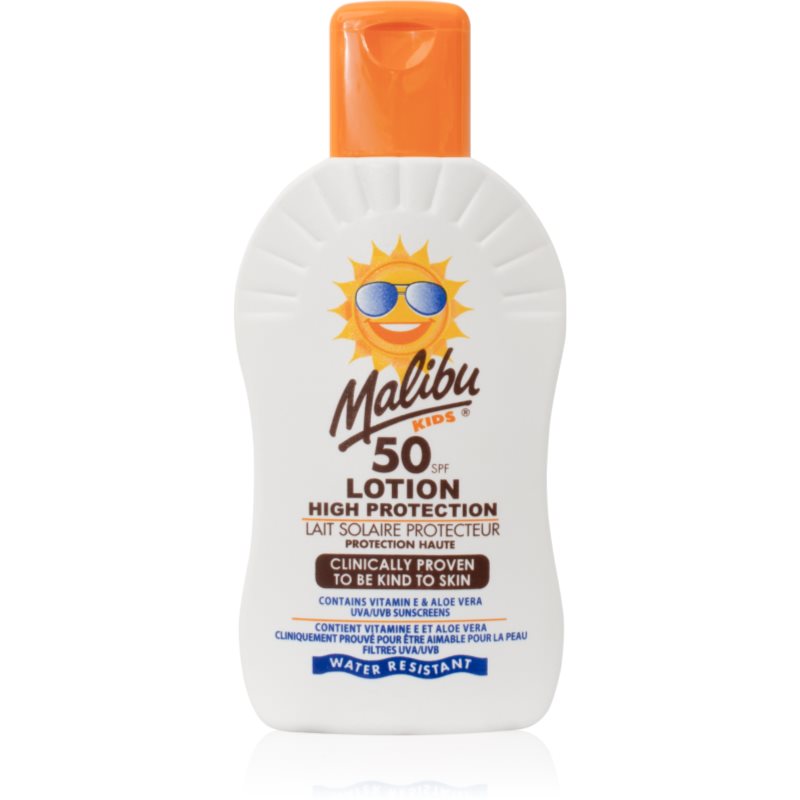 MALIBU Kids Lotion SPF50 preparat do opalania ciała 200 ml