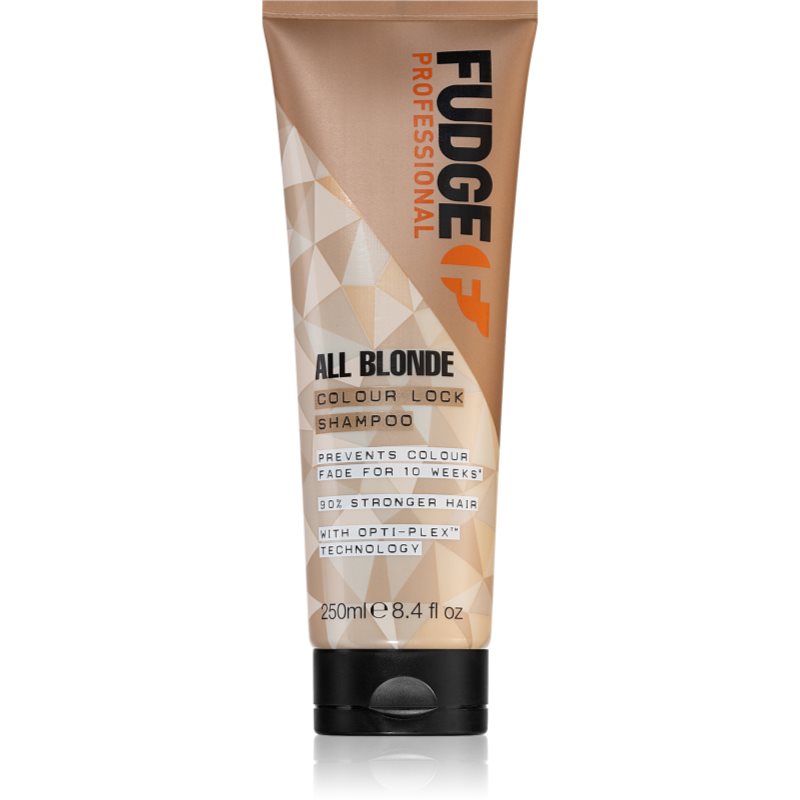 Fudge, All blonde colour lock, Szampon do włosów blond chroniący przed blaknięciem koloru, 250 ml