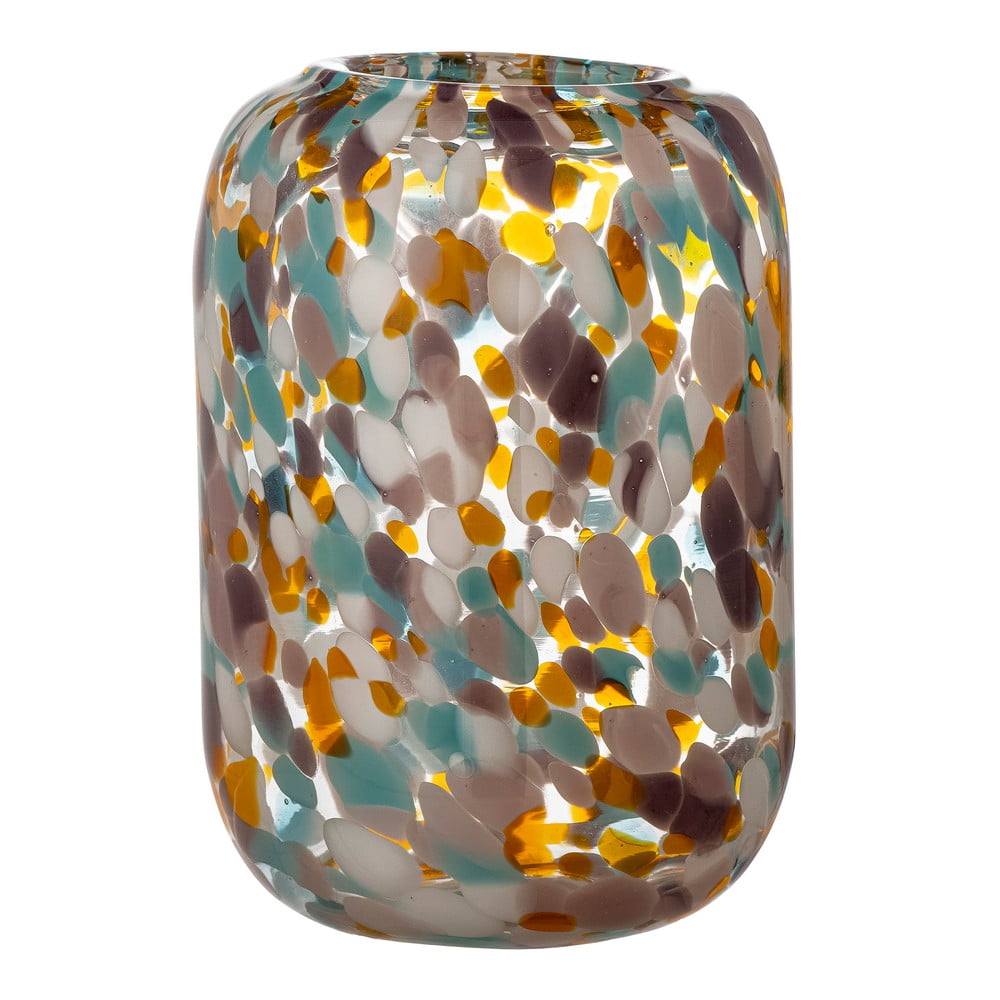 Szklany ręcznie wykonany wazon (wysokość 18 cm) Vidia – Bloomingville