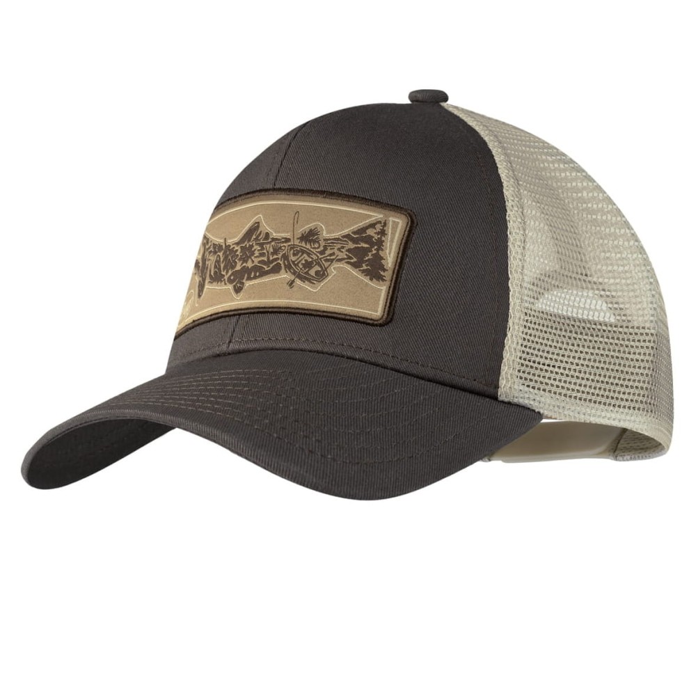 Czapka z daszkiem Buff Explore Trucker Cap Lake River Khaki