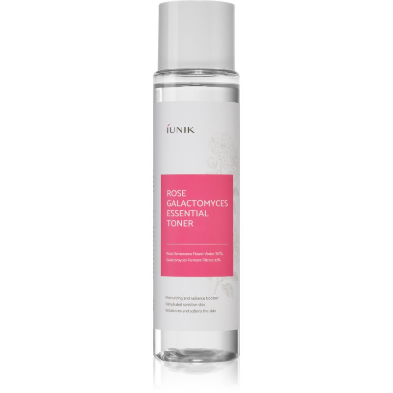 iUNIK Rose Galactomyces Essential Toner Nawilżający Tonik do Twarzy z Wodą Różaną 200ml