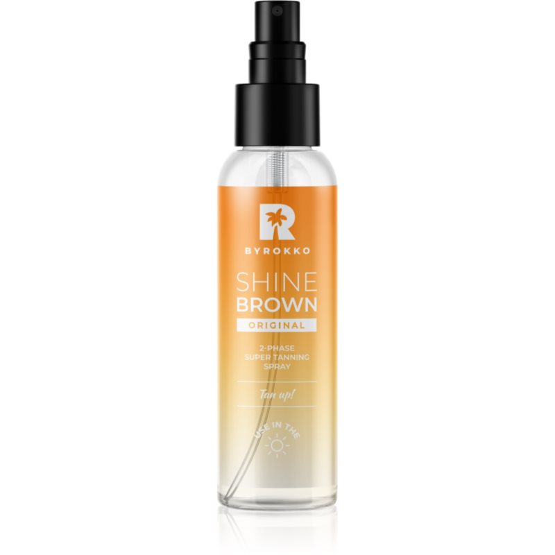 Byrokko Shine Brown Original 2-Phase Super Tanning Spray preparat do opalania ciała 104 ml dla kobiet