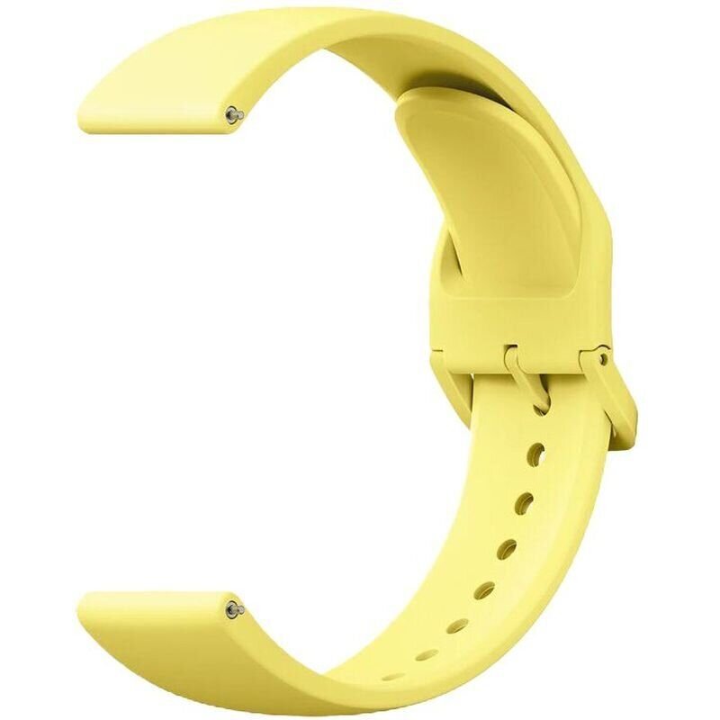 PASEK DO ZEGARKA XIAOMI TPU W KOLORZE CYTRYNOWYM - KOMPATYBILNY Z REDMI