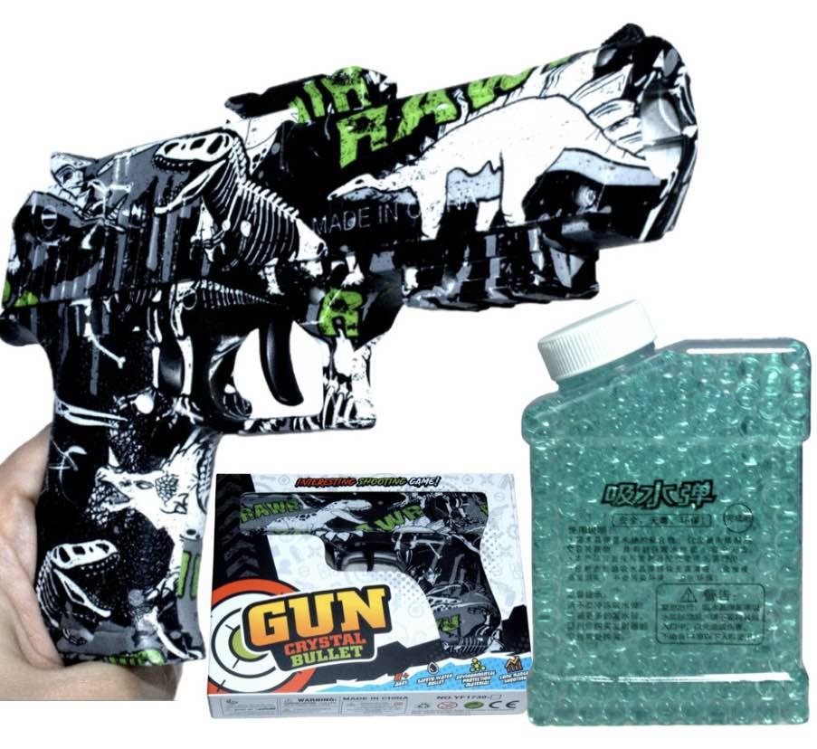 BEZPIECZNY PISTOLET KULKI WODNO-ŻELOWE PISTOLETY KARABIN + 700 kulek