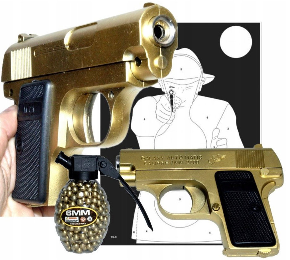 Pistolet na kulki COLT GUN Pistolety Karabin + KULKI I TARCZA
