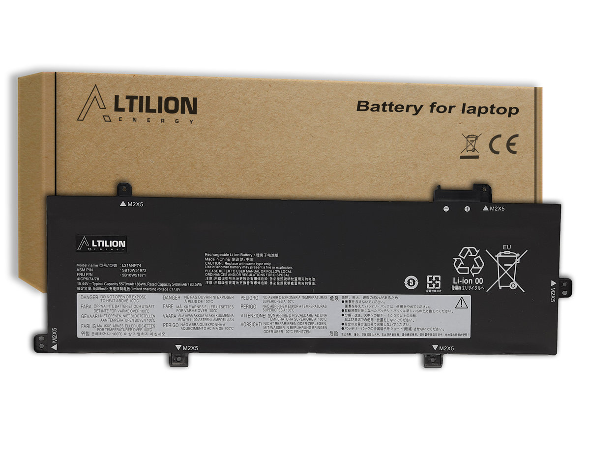 Bateria L21M4P74 L21C4P72 L21M4P73 Lenovo ThinkPad P16s / T16 Gen1 Gen2