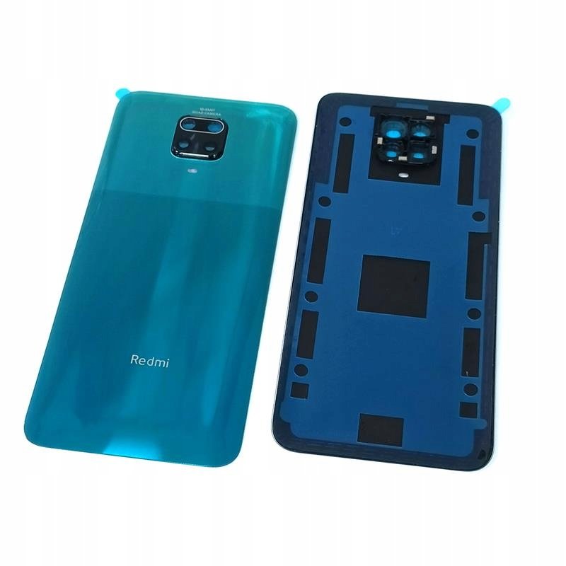 do XIAOMI REDMI NOTE 9 PRO KLAPKA BATERII ZIELONA USZCZELKA + SZYBKA KAMERY