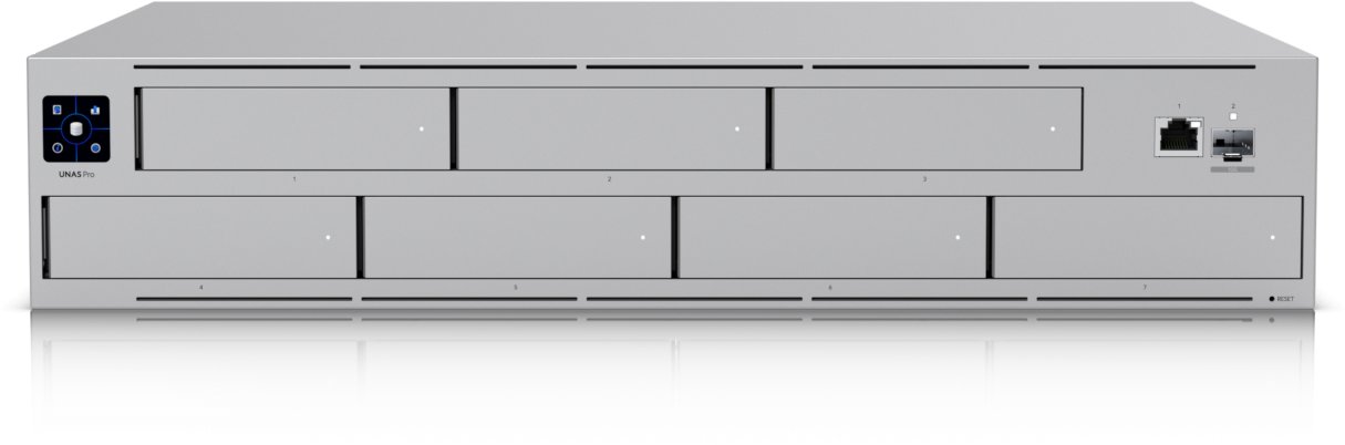 UBIQUITI 2U RACK-MOUNT NAS WITH 7 2.5/3.5