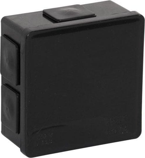 ViPlast VP-02 klik CZARNA IP55 86x86x40mm 002-05