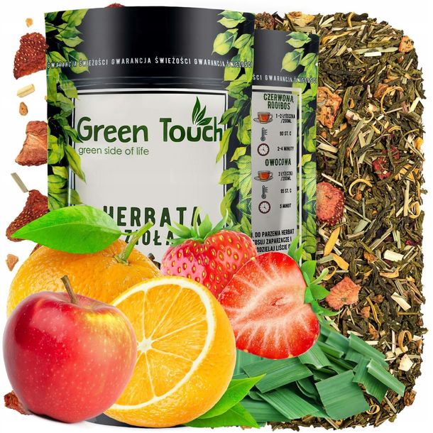 Herbata zielona sencha ZIELONY SEN owocowa 50g