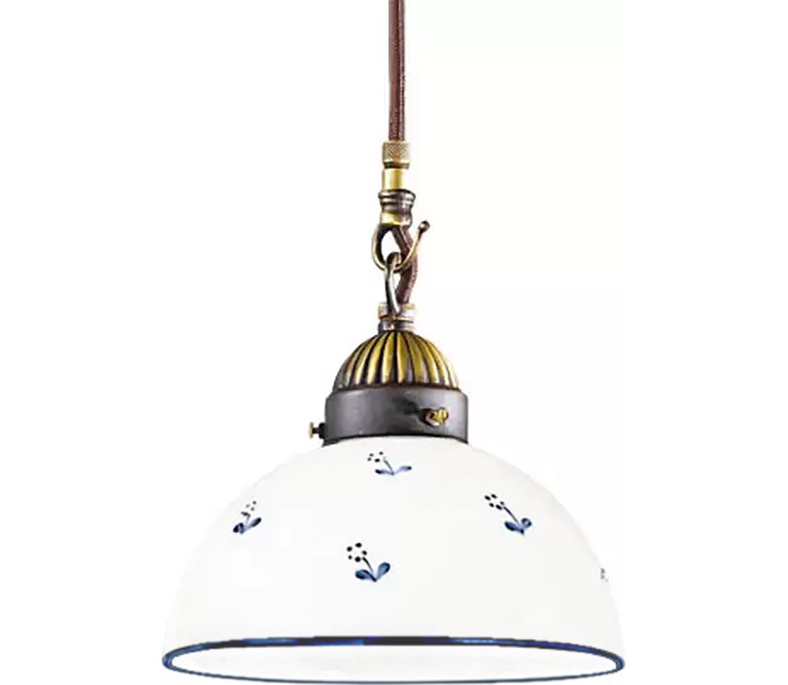 Kolarz 731.30.16 - Żyrandol na lince NONNA 1xE27/75W/230V śr. 20 cm niebieski