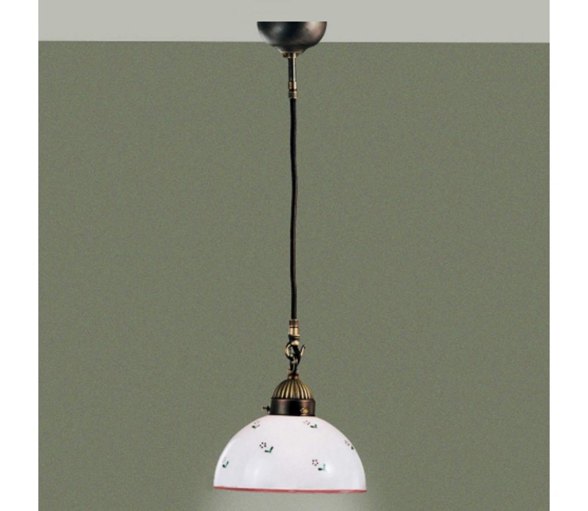 Kolarz 731.30.69 - Żyrandol na lince NONNA 1xE27/75W/230V śr. 20 cm czerwony