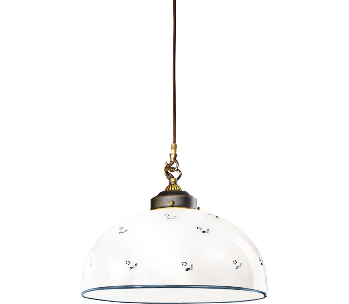 Kolarz 731.32.19 - Żyrandol na lince NONNA 1xE27/75W/230V śr. 36 cm niebieski