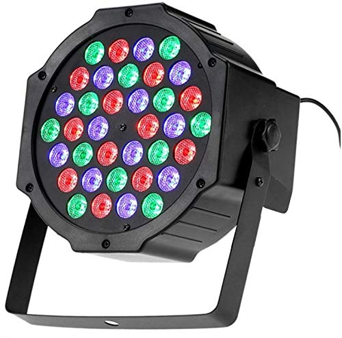 Tempo di saldi Reflektor RGB 36 W z 36 diodami LED, czujnik dyskoteki, czujnik dźwięku, kolorowe światło, STROBO36