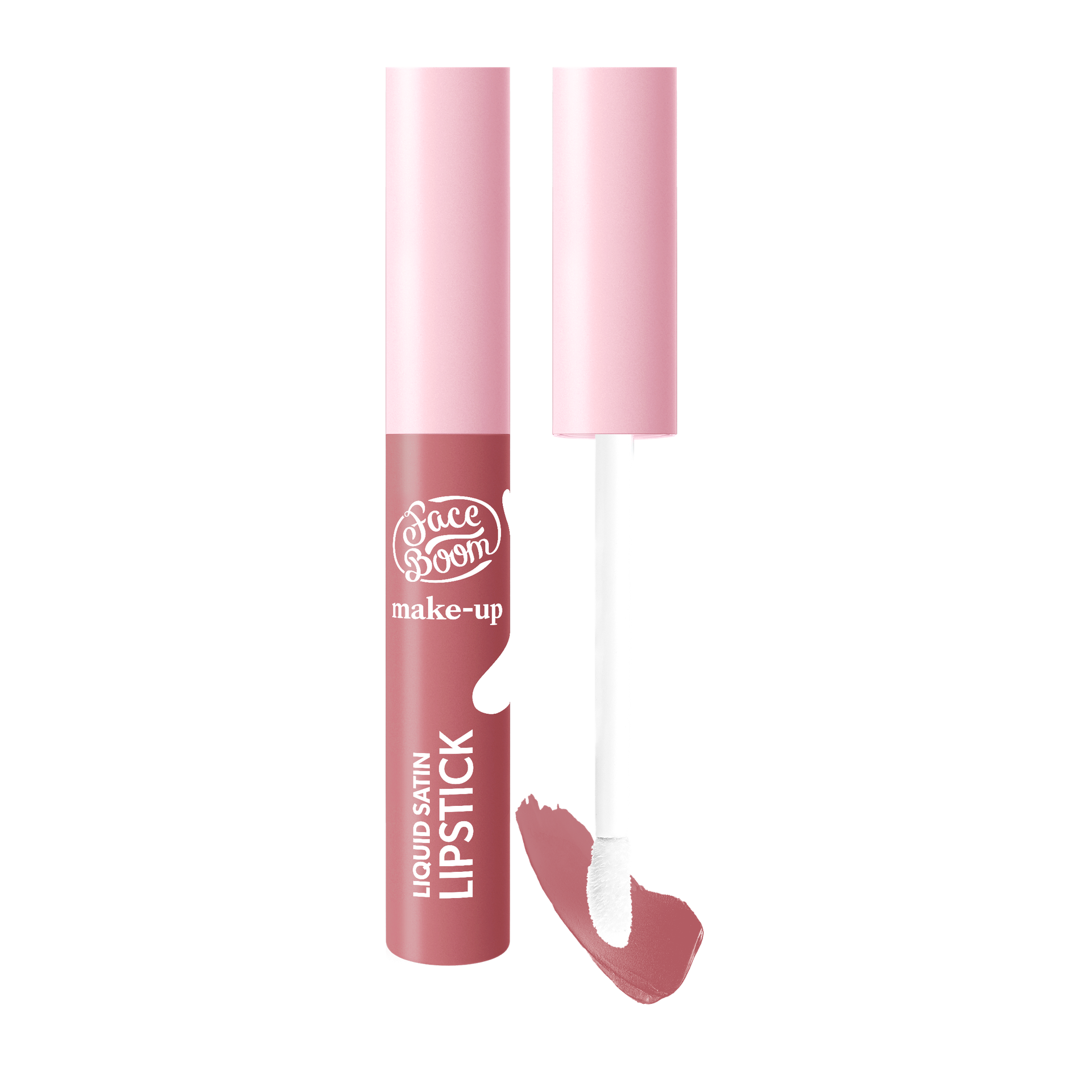 Faceboom Liquid Satin Lipstick Satynowa Pomadka w Płynie 01 Daily Nude
