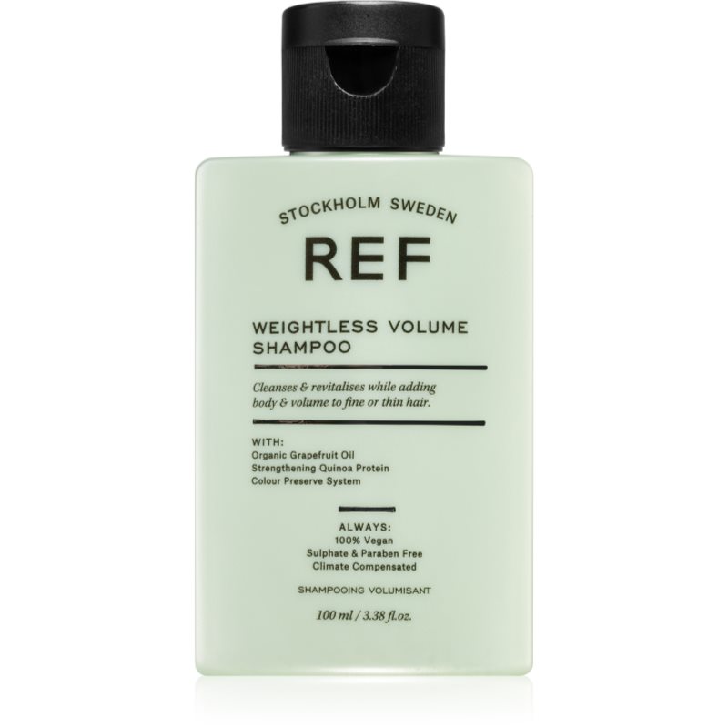 REF Weightless Volume Shampoo szampon do włosów cienkich i przyklapniętych dodający objętości od nasady 100 ml