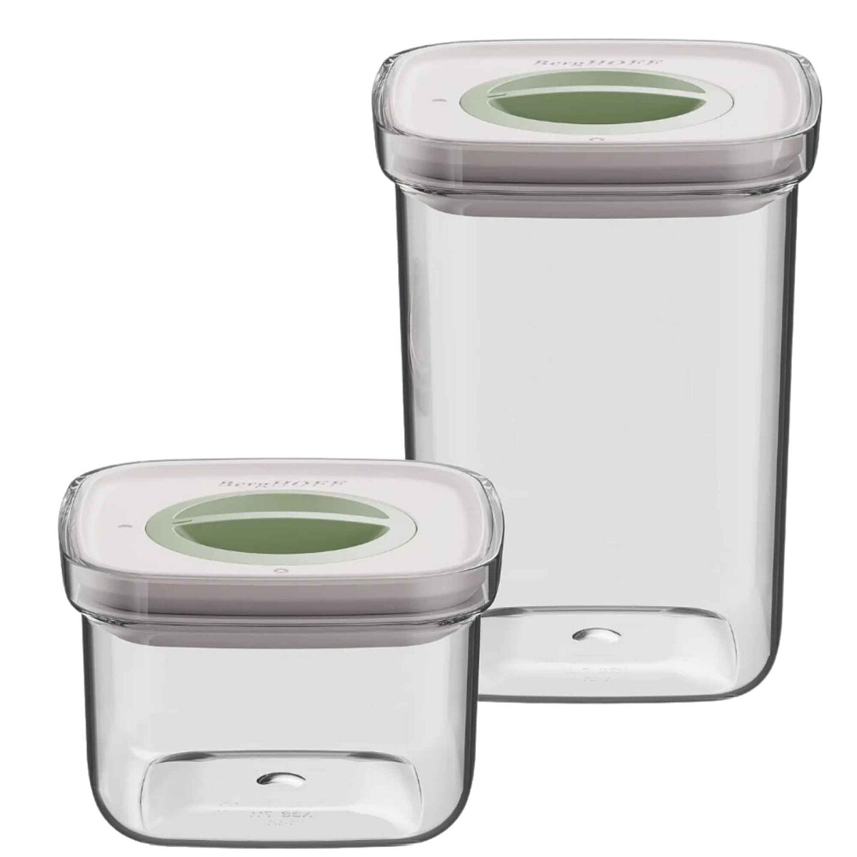 Zestaw 2 pojemników na żywność Berghoff Leo Smart Seal 0,4 l 1 l