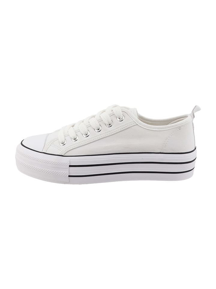 Tom Tailor Sneakersy w kolorze białym