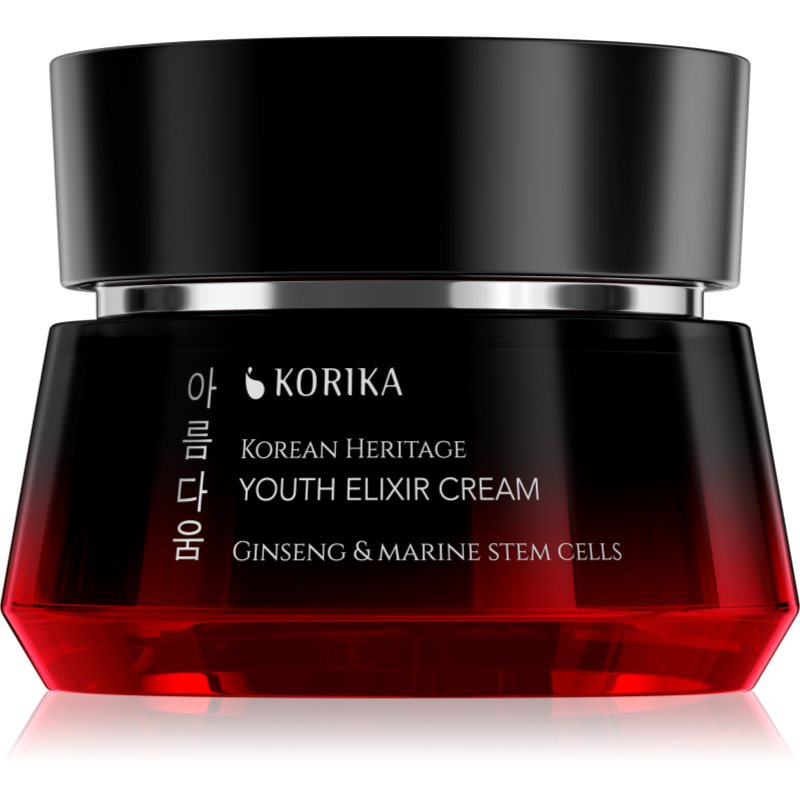 KORIKA Korean Heritage Ginseng & Marine Stem Cells Youth Elixir Cream odżywczy krem antyoksydacyjny do odmładzania skóry 50 ml