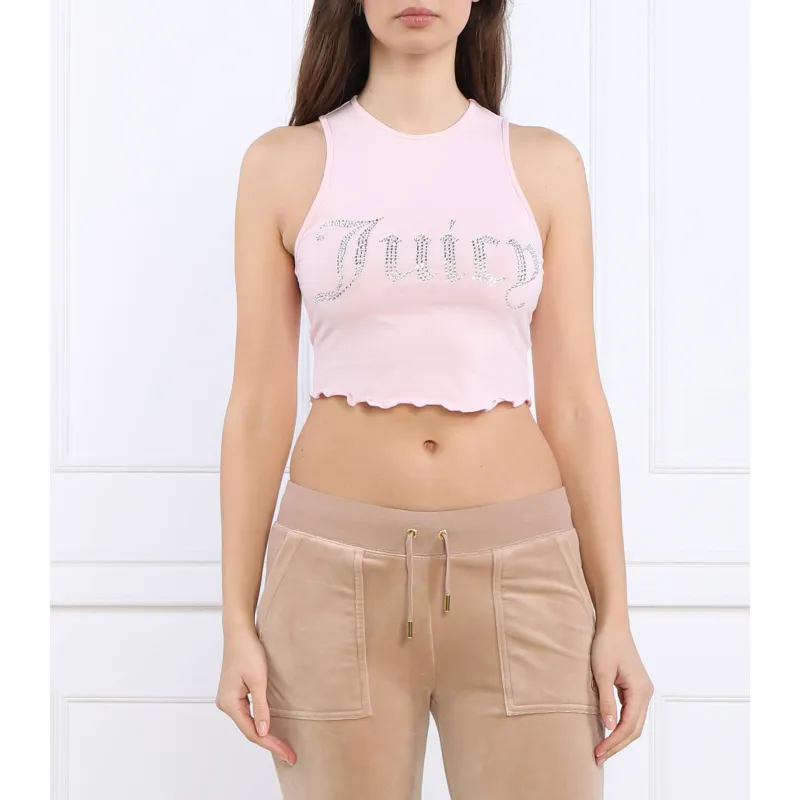 Juicy Couture Top LETTUCE HEM Cropped Fit