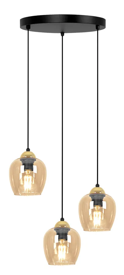 Lampa wisząca z delikatnym kloszem beżowa K6-A14