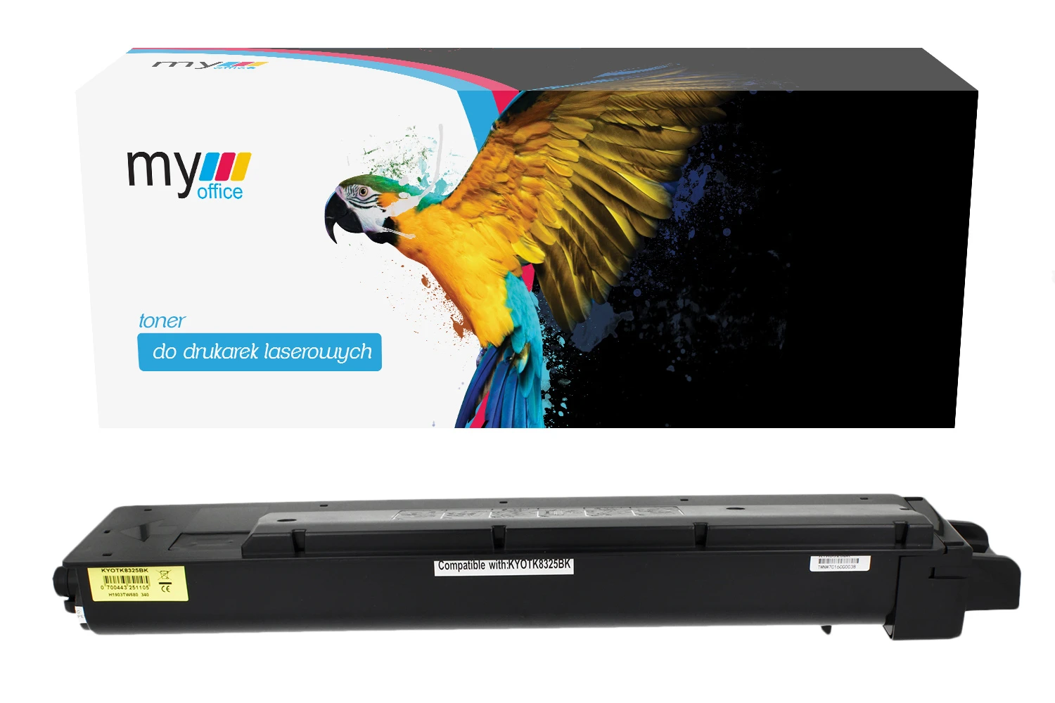 Toner TK-8325 BK (1T02NP0NL0) do Kyocera certyfikowany zamiennik marki My Office z dożywotnią gwarancją null