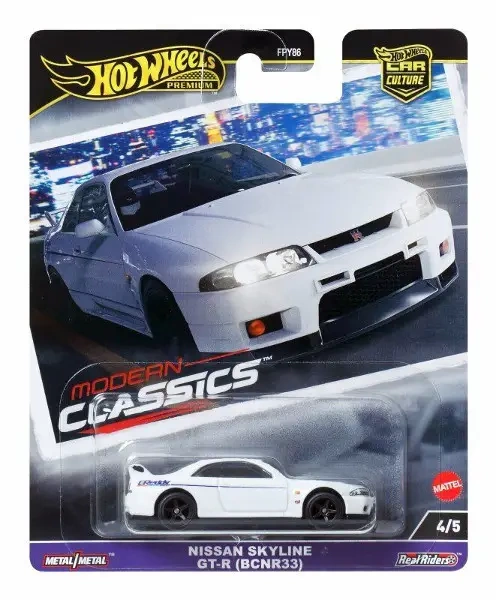 Hot Wheels premium Nissan Skyline R-33 - Produkty Licencyjne-różne