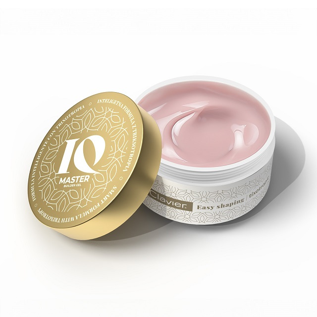 Żel budujący Clavier IQ MASTER z tiksotropią 50g, Dirty Pink