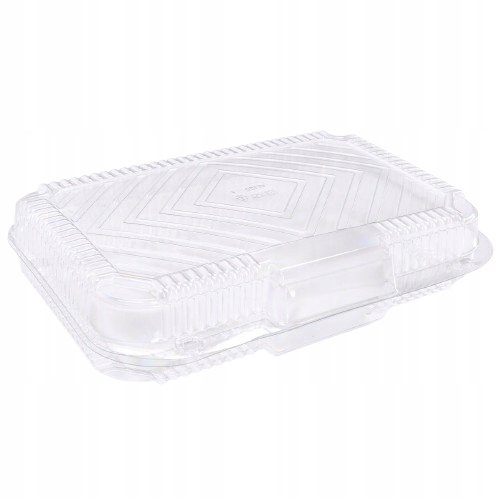 10x Pojemnik na ciasto jedzenie menu box PRZEZROCZYSTY 23,5 x 16,5 x 5cm