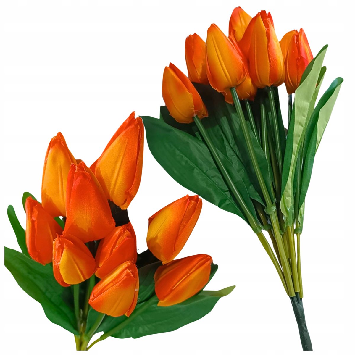 TULIPAN BUKIET Sztuczne Tulipany w pąkach x9 Wiosenne Kwiaty Wielkanoc