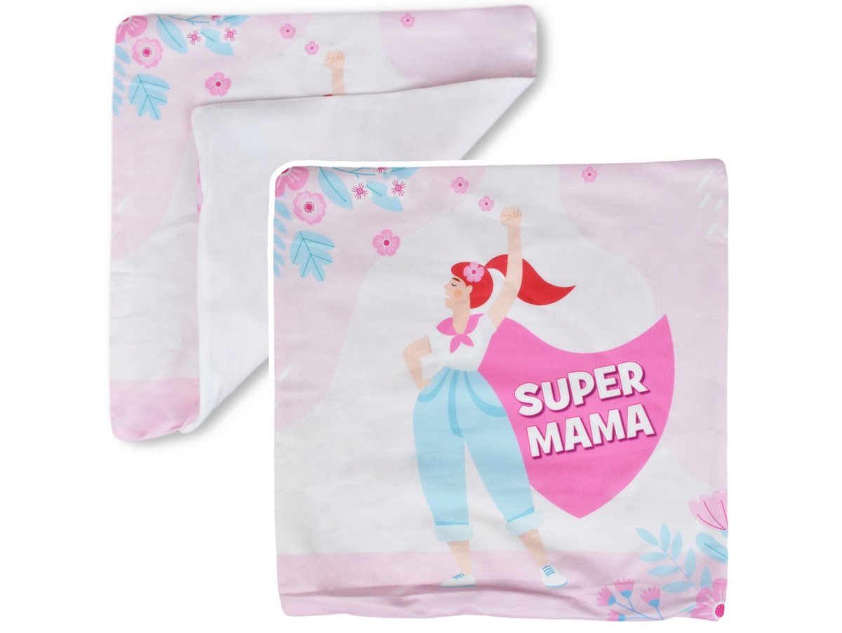 Poszewka Na Poduszkę Dekoracyjna Na Dzień Mamy Jasiek 40X40 Matki Super Mama
